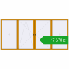 Pricing Tilt-and-Turn 5000x2300 mm ALU STANDARD 72 RAL 1006 Maize yellow two-sided. Price: 17 678,48 zł