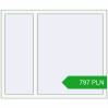 Pricing Tilt-and-Turn 1300x1084 mm REHAU OPTIMUM EURO-DESIGN 70 RAL 9016 Traffic white two-sided. Price: 796.92 PLN