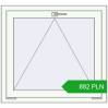Pricing Tilt-and-Turn 860x790 mm REHAU OPTIMUM EURO-DESIGN 70 RAL 9016 Traffic white two-sided. Price: 881.99 PLN