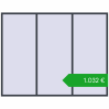 Ustalenie cen Okna skrzydłowe 3000x2350 mm KORSA RENOVATION REHAU EURO 70. Cena: 1031,62 €