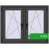 Ustalenie cen Okna skrzydłowe 1050x830 mm REHAU ENERGY-SAVING SYNEGO MD BASALT_GREY dwustronny. Cena: 358,12 €