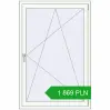 Pricing Tilt-and-Turn 1000x1500 mm REHAU ARTEVO RAL 9016 Traffic white two-sided. Price: 1 868.54 PLN