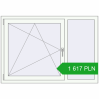 Pricing Tilt-and-Turn 1360x940 mm REHAU ENERGY-SAVING SYNEGO MD RAL 9016 Traffic white two-sided. Price: 1 616.56 PLN