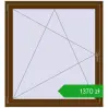 Ustalenie cen Okna skrzydłowe 1250x1350 mm CLASICTHERM 70 WALNUT dwustronny. Cena: 1370,24 zł
