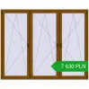 Pricing Tilt-and-Turn 2500x2000 mm REHAU ENERGY-SAVING SYNEGO MD GOLDEN OAK two-sided. Price: 7 629.8 PLN