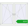 Ustalenie cen Okna rozwierne 1620x1370 mm REHAU ENERGY-SAVING SYNEGO MD DARK_OAK zewnętrzny. Cena: 510,16 €
