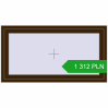 Pricing Tilt-and-Turn 1400x750 mm REHAU OPTIMUM EURO-DESIGN 70 DARK_OAK two-sided. Price: 1 311.7 PLN