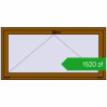 Ustalenie cen Okna skrzydłowe 1500x750 mm REHAU OPTIMUM EURO-DESIGN 70 GOLDEN OAK dwustronny. Cena: 1519,93 zł