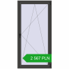 Pricing Tilt-and-Turn 1000x2000 mm REHAU ENERGY-SAVING SYNEGO MD BASALT_GREY two-sided. Price: 2 566.52 PLN