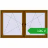 Pricing Tilt-and-Turn 1840x1085 mm REHAU ENERGY-SAVING SYNEGO MD GOLDEN OAK two-sided. Price: 3281,84 zł