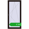 Pricing Tilt-and-Turn 1000x2100 mm REHAU OPTIMUM EURO-DESIGN 70 BLACK_BROWN two-sided. Price: 567,98 €