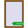 Pricing Tilt-and-Turn 700x1000 mm REHAU OPTIMUM EURO-DESIGN 70 GOLDEN OAK two-sided. Price: 600.36 PLN
