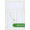 Pricing Tilt-and-Turn 1000x1500 mm KORSA ENERGY-SAVING REHAU SYNEGO MD. Price: 690.2 EUR
