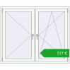 Ustalenie cen Okna skrzydłowe 1450x1200 mm KORSA OPTIMUM REHAU EURO 70. Cena: 517,23 €