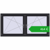 Pricing Tilt-and-Turn 1770x830 mm REHAU ENERGY-SAVING SYNEGO MD BLACK_ULTI-MATT two-sided. Price: 463,52 €