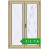 Pricing Tilt-and-Turn 1000x1500 mm ALU STANDARD 72 RAL 1000 Green beige two-sided. Price: 6 420.76 PLN