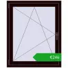 Pricing Tilt-and-Turn 900x1100 mm REHAU OPTIMUM EURO-DESIGN 70 CHOCOLATE_BROWN two-sided. Price: 246,26 €