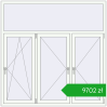 Ustalenie cen Okna rozwierne 1800x1800 mm ALU STANDARD 72 RAL 9016 Traffic white dwustronny. Cena: 9702,25 zł