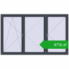 Pricing Tilt-and-Turn 2500x1500 mm REHAU OPTIMUM EURO-DESIGN 70 ANTHRACITE_GREY_STRUKTURAL two-sided. Price: 4716,03 zł