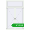 Ustalenie cen Okna skrzydłowe 1500x2500 mm REHAU OPTIMUM EURO-DESIGN 70 RAL 9016 Traffic white dwustronny. Cena: 670.19 EUR