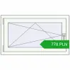 Pricing Tilt-and-Turn 940x540 mm REHAU OPTIMUM EURO-DESIGN 70 RAL 9016 Traffic white two-sided. Price: 777.74 PLN