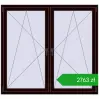 Ustalenie cen Okna skrzydłowe 1650x1520 mm REHAU ENERGY-SAVING SYNEGO MD CHOCOLATE_BROWN dwustronny. Cena: 2762,62 zł
