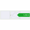 Pricing Tilt-and-Turn 3000x900 mm ALU STANDARD 72 RAL 9016 Traffic white two-sided. Price: 1318,01 €
