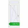Pricing Tilt-and-Turn 650x1640 mm REHAU OPTIMUM EURO-DESIGN 70 RAL 9016 Traffic white two-sided. Price: 1 092.56 PLN