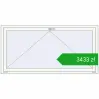Ustalenie cen Okna skrzydłowe 1800x900 mm ALU STANDARD 72 RAL 9016 Traffic white dwustronny. Cena: 3432,52 zł