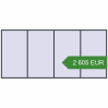 Ustalenie cen Okna skrzydłowe 5000x2300 mm KORSA BRILLANT DESIGN. Cena: 2 605.22 EUR