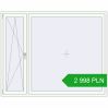 Pricing Tilt-and-Turn 2000x1600 mm REHAU ENERGY-SAVING SYNEGO MD RAL 9016 Traffic white two-sided. Price: 2 997.64 PLN