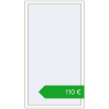Ustalenie cen Okna skrzydłowe 1000x1800 mm EPSILON OPTIMA RAL 9016 Traffic white dwustronny. Cena: 110,32 €
