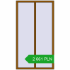Pricing Tilt-and-Turn 1100x2000 mm REHAU ENERGY-SAVING SYNEGO MD GOLDEN OAK two-sided. Price: 2 661.01 PLN