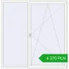 Pricing Tilt-and-Turn 2200x2250 mm REHAU OPTIMUM EURO-DESIGN 70 RAL 9016 Traffic white two-sided. Price: 4 370.05 PLN