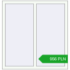 Pricing Tilt-and-Turn 1100x1150 mm REHAU OPTIMUM EURO-DESIGN 70 RAL 9016 Traffic white two-sided. Price: 956.41 PLN