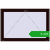 Pricing Tilt-and-Turn 1500x1000 mm REHAU OPTIMUM EURO-DESIGN 70 CHOCOLATE_BROWN two-sided. Price: 399,01 €