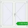 Pricing Tilt-and-Turn 1180x1180 mm REHAU OPTIMUM EURO-DESIGN 70 RAL 9016 Traffic white two-sided. Price: 1 572.43 PLN