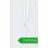Pricing Tilt-and-Turn 1400x2400 mm REHAU OPTIMUM EURO-DESIGN 70 RAL 9016 Traffic white two-sided. Price: 2 972.38 PLN