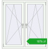 Ustalenie cen Okna skrzydłowe 1200x1280 mm REHAU ENERGY-SAVING SYNEGO MD BLACK_BROWN zewnętrzny. Cena: 1875,99 zł