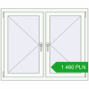 Pricing Tilt-and-Turn 1220x1000 mm REHAU OPTIMUM EURO-DESIGN 70 RAL 9016 Traffic white two-sided. Price: 1 460.38 PLN
