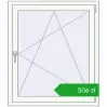 Ustalenie cen Okna skrzydłowe 950x1100 mm EPSILON OPTIMA RAL 9016 Traffic white dwustronny. Cena: 505,71 zł