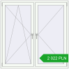 Pricing Tilt-and-Turn 1500x1500 mm REHAU OPTIMUM EURO-DESIGN 70 RAL 9016 Traffic white two-sided. Price: 2 021.9 PLN