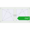 Ustalenie cen Okna skrzydłowe 1840x965 mm REHAU ENERGY-SAVING SYNEGO MD BASALT_GREY zewnętrzny. Cena: 466,96 €