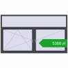 Pricing Tilt-and-Turn 2600x1500 mm REHAU OPTIMUM EURO-DESIGN 70 ANTHRACITE_GREY_STRUKTURAL two-sided. Price: 5387,72 zł