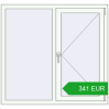 Pricing Tilt-and-Turn 1250x1170 mm REHAU OPTIMUM EURO-DESIGN 70 RAL 9016 Traffic white two-sided. Price: 341.07 EUR