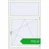 Pricing Tilt-and-Turn 1000x1500 mm REHAU OPTIMUM EURO-DESIGN 70 RAL 9016 Traffic white two-sided. Price: 1109,82 zł