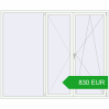 Pricing Tilt-and-Turn 2450x2015 mm REHAU OPTIMUM EURO-DESIGN 70 RAL 9016 Traffic white two-sided. Price: 829.71 EUR