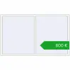 Ustalenie cen Okna skrzydłowe 2000x1200 mm ALU STANDARD 72 RAL 9016 Traffic white dwustronny. Cena: 800,07 €
