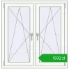 Pricing Tilt-and-Turn 1065x1100 mm REHAU ENERGY-SAVING SYNEGO MD ANTHRACITE_GREY_STRUKTURAL external. Price: 1591,53 zł