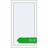 Ustalenie cen Okna skrzydłowe 600x1100 mm KORSA OPTIMUM REHAU EURO 70. Cena: 210,73 €